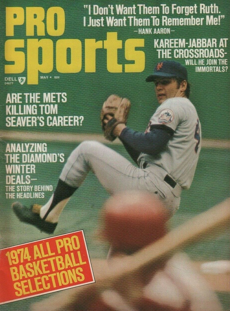 Pro Sports May 1974 Tom Seaver Kareem-Jabbar Hank Aaron 052019DBE