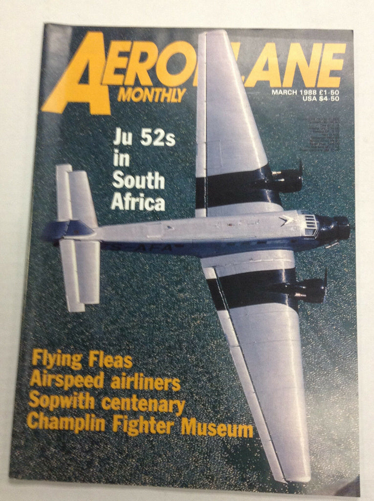 Aeroplane Monthly Aviation Magazine Junker Ju 52 March 1988 121416R