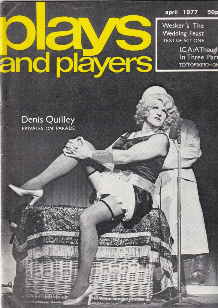 Plays And Players Denis Quilley Privates On Parade April 1977 081419nonr