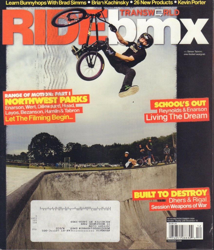 Ride BMX November December 2009 Simon Tabron w/ML 022817nonDBE