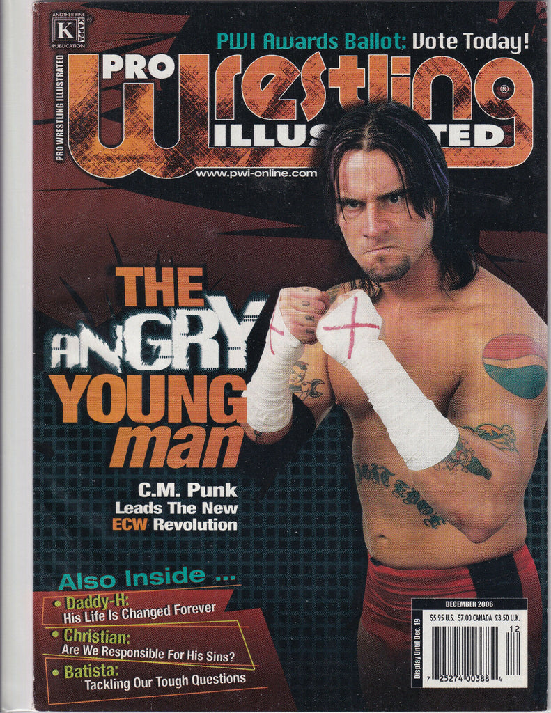 Pro Wrestling Illustrated CM Punk Daddy-H December 2006 052219nonr