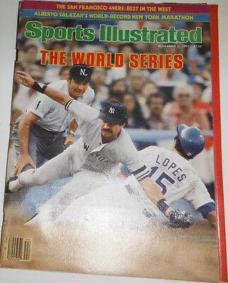 Sports Illustrated Magazine World Series Yankees November 1981 NO ML 082314R