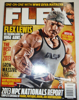 Flex Magazine Flex Lewis & 2013 NPC Nationals & Natalya February 2014 121614R2