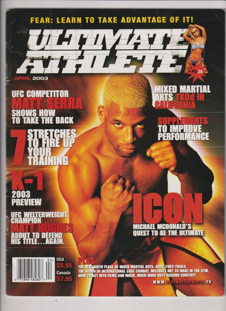 MMA Worldwide Mag Michael McDonald Matt Serra April 2003 103019nonr