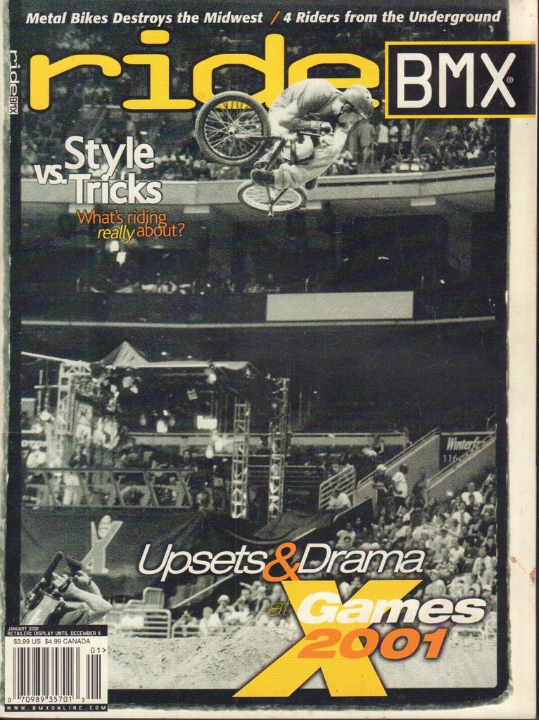 Ride BMX January 2001 X Games 2001 022717nonDBE