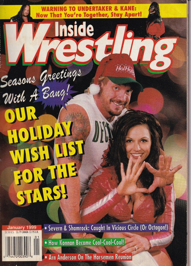 Inside Wrestling Magazine DDP Severn & Shamrock January 1999 012919nonr