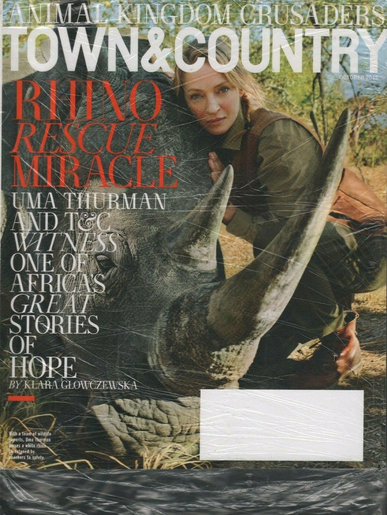 Town & Country October 2015 Uma Thurman Kara Glowczewska 071219DBE