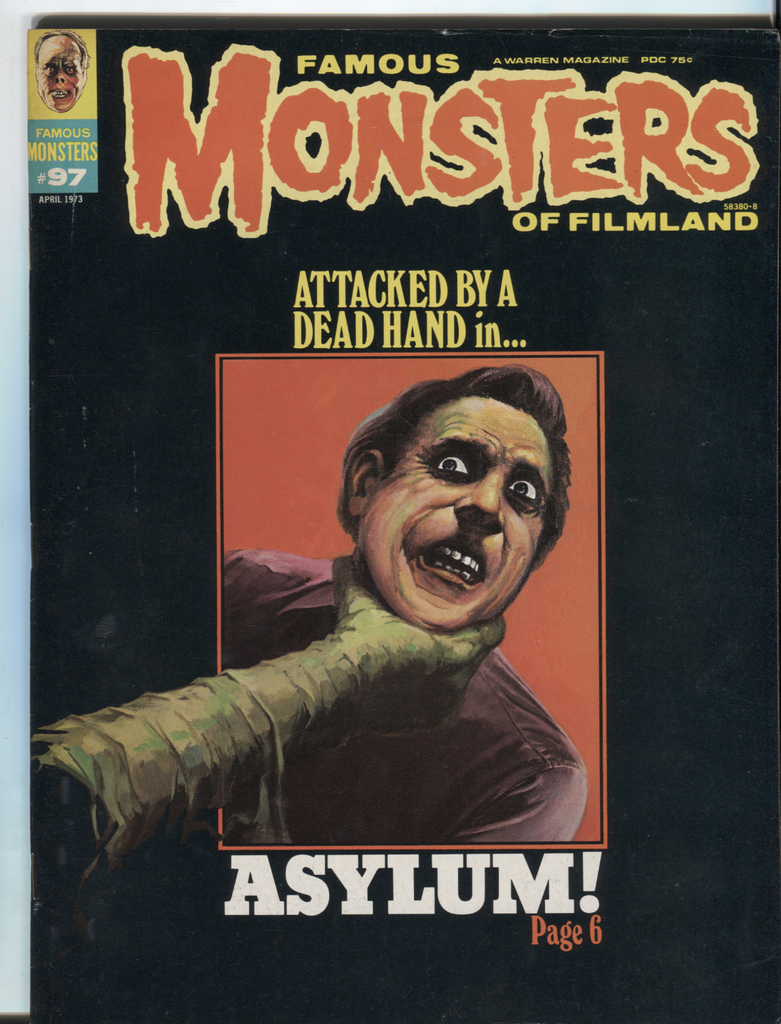 Famous Monsters of Filmland #97 April 1973 Asylum 022521DBE