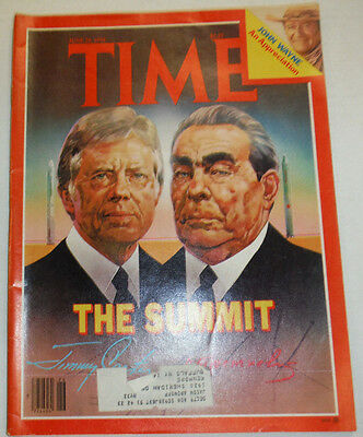 Time Magazine Jimmy Carter & John Wayne June 1979 010215R