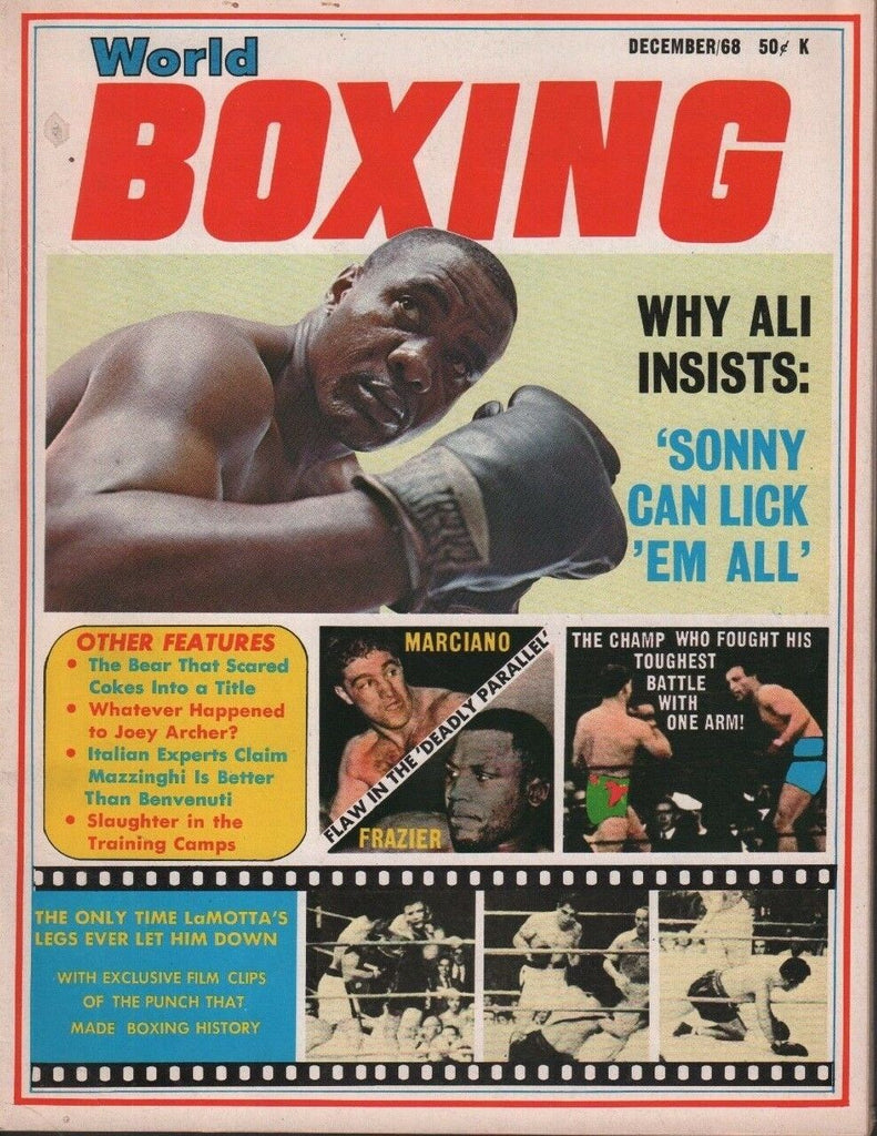 Muhammad Ali Sonny ListonWorld Boxing December 1968 051618DBX