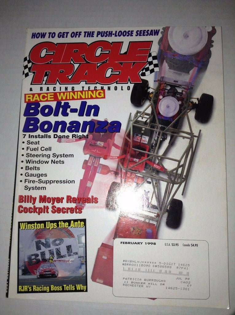 Circle Track Magazine Bolt In Bonanza 7 Installs February 1998 040417NONRH