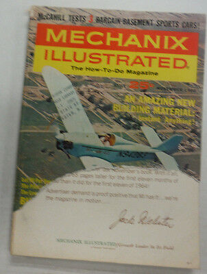 Mechanix Illustrated Magazine Amazing Building Material November 1965 062015R