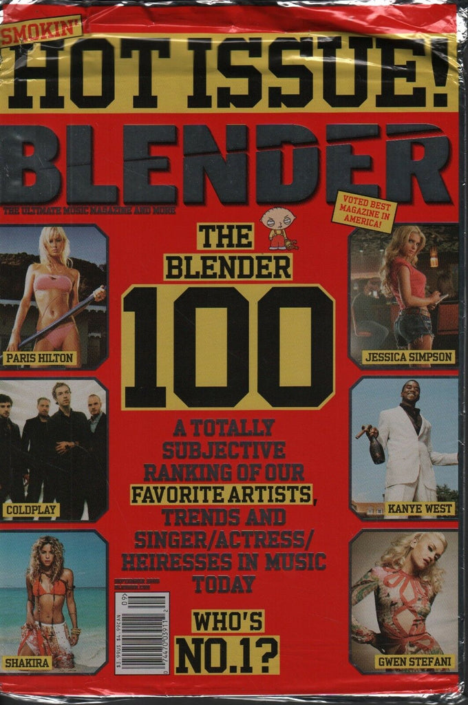Blender September 2005 The Blender 100 Kanye West Gwen Stefani 061218DBE