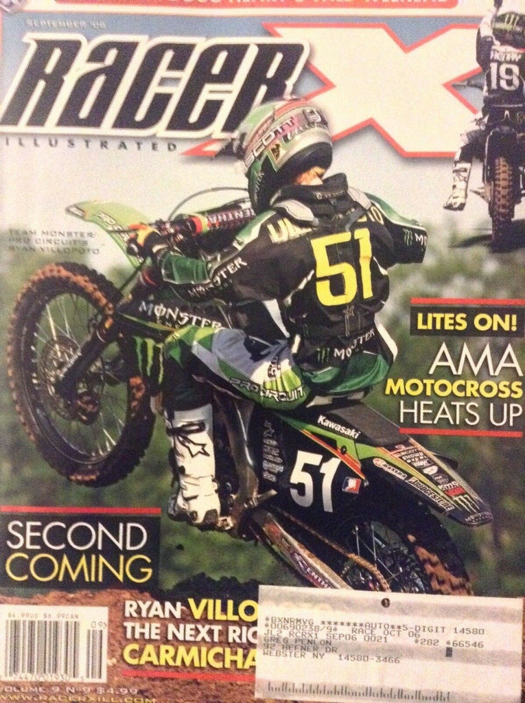 Racer X Magazine Ryan Vollopoto Ricky Carmichael September 2006 121818nonrh2
