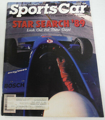 Sportscar Magazine Star Search February 1989 080714R