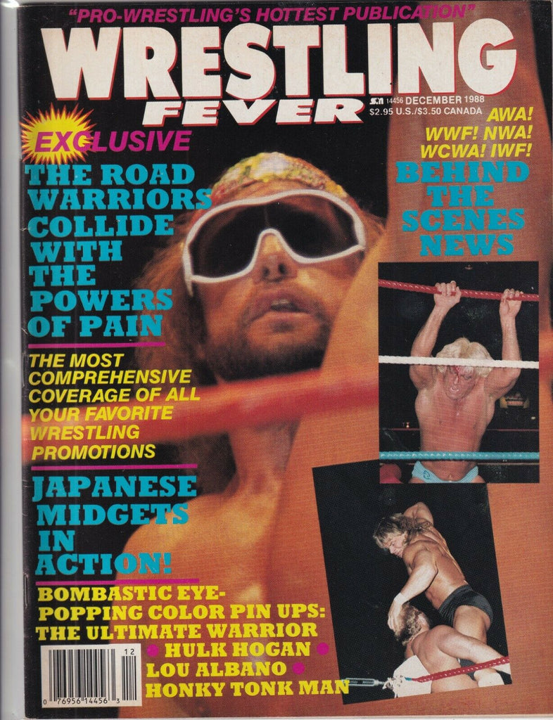 Wrestling Fever Mag Randy Savage Ric Flair Road Warrior December 1988 091019nonr