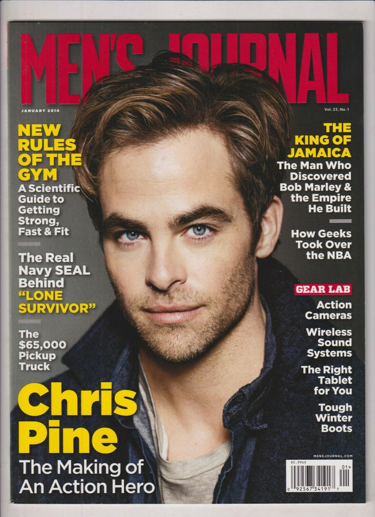 Men's Journal Mag Chris Pines New Rules Of The Gym January 2014 031320nonr