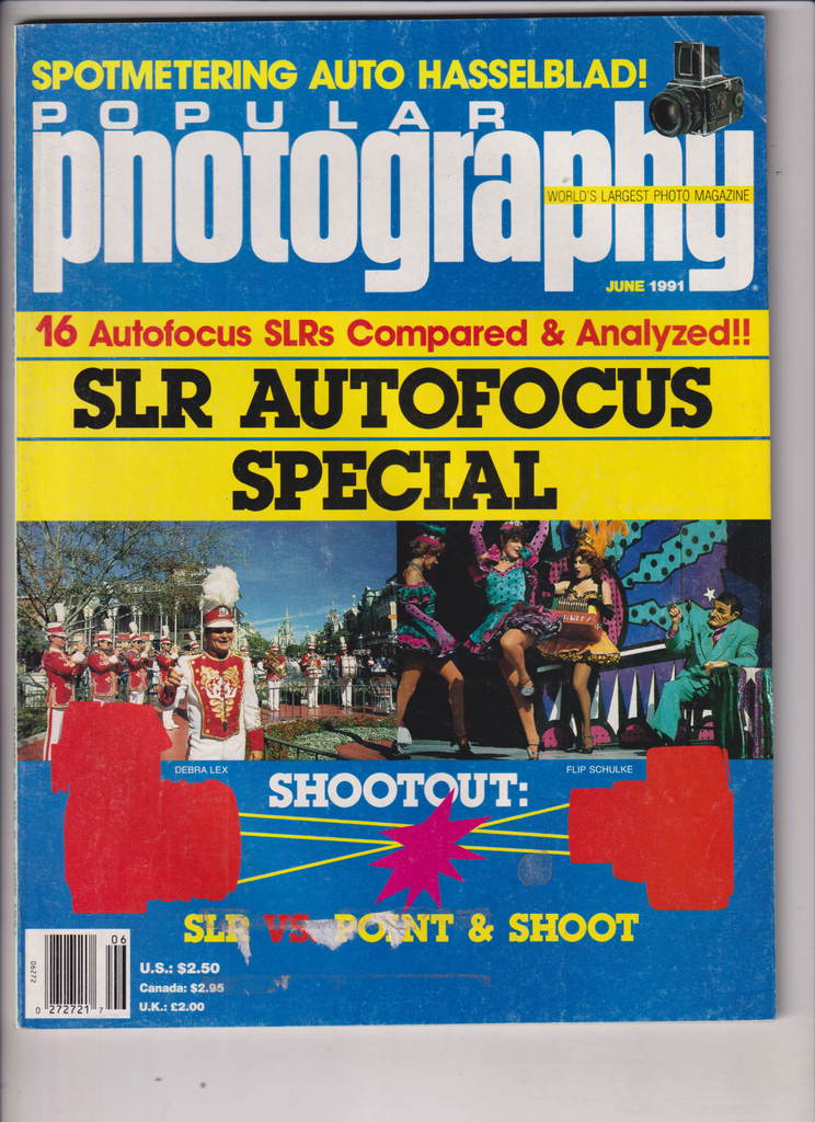 Popular Photography Mag SLR Autofocus Special June 1991 122019nonr