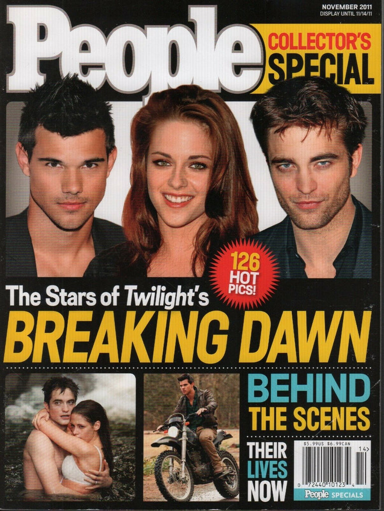 People November 2011 Breaking Dawn Robert Pattinson Kristen Stewart 110518DBE