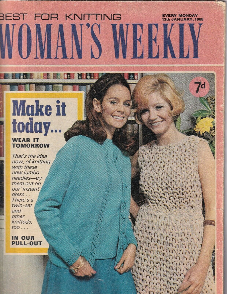 Woman's Weekly Magazine Wear It Tomorrow January 1968 051919nonr