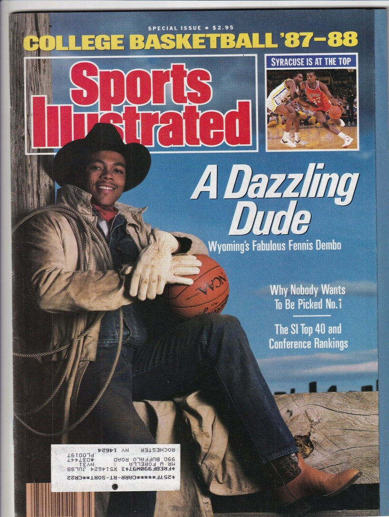 Sports Illustrated Wyoming's Fennis Dembo November 18, 1987 091719nonr