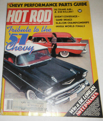 Hot Rod Magazine Tribute To The '57 Chevy January 1982 080714R