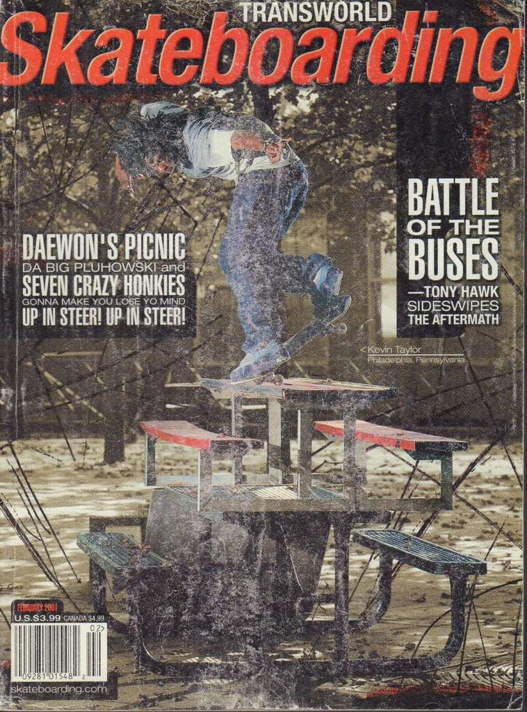 Skateboarding Magazine Daewon's Picnic Da Big Pluhowski February 2001 022118nonr