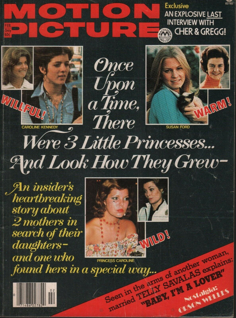 Motion Picture February 1976 Caroline Jackie Kennedy Susan Ford 062519AME