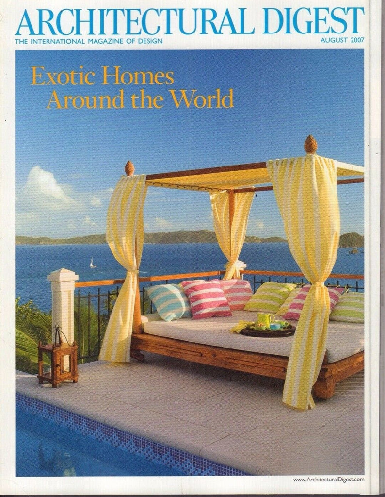 Architectural Digest August 2007 Exotic Homes Around the World 021417DBE3