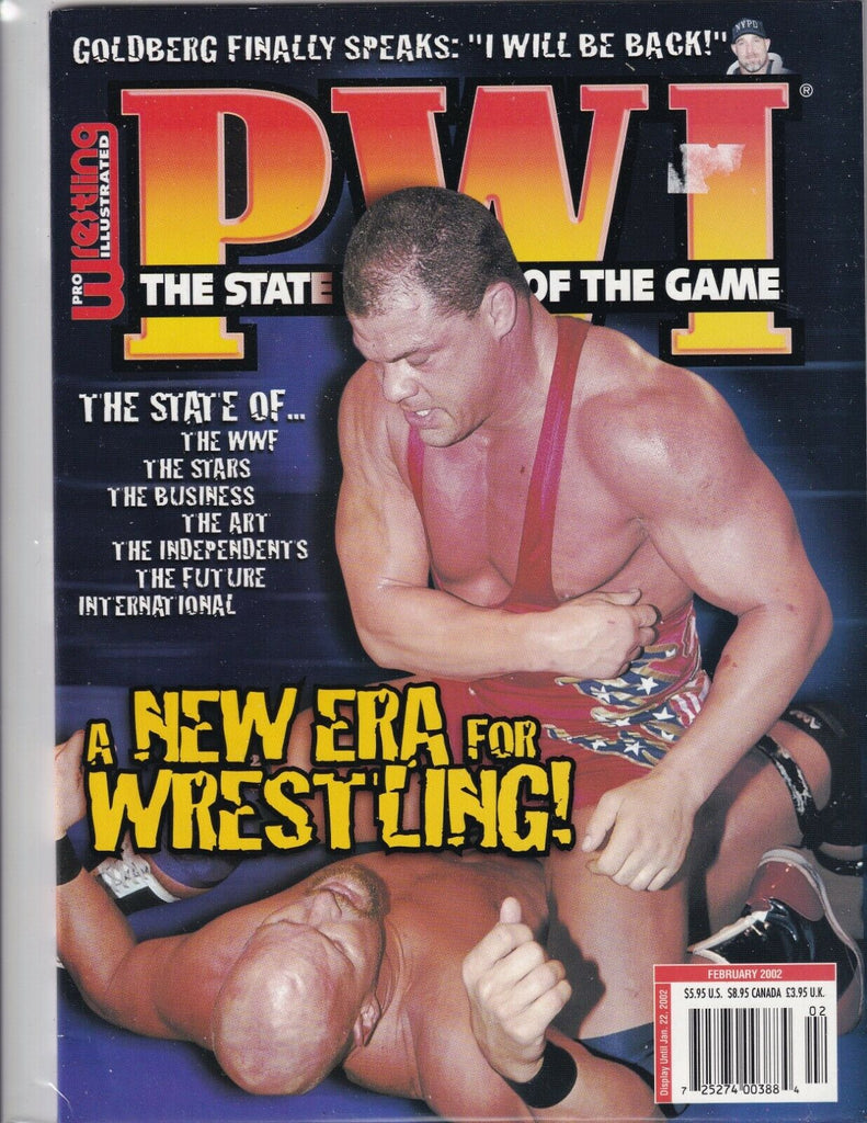 Pro Wrestling Illustrated Kurt Angle Stone Cold February 2002 061019nonr