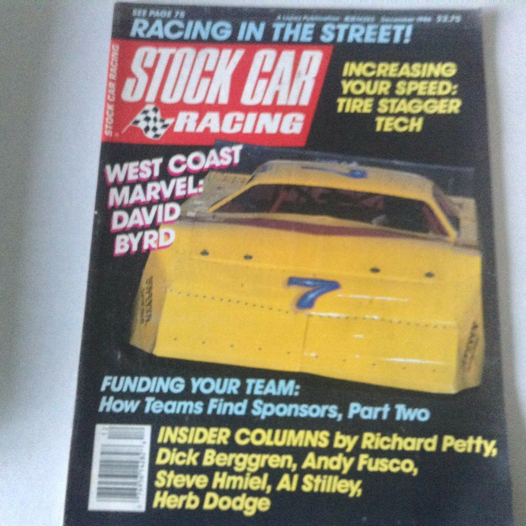 Stock Car Racing Magazine West Coast Marvel David Byrd December 1986 060817nonrh
