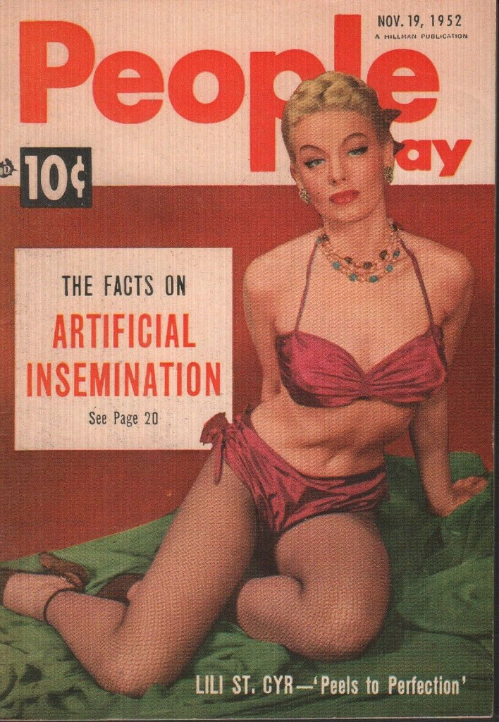 People Today May 19 1952 Lili St Cyr Cheesecake Pin Up 070819AME