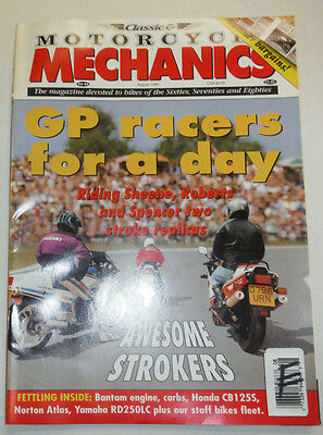 Motorcycle Mechanics Magazine Riding Sheene Roberts Spencer August 1995 012715R