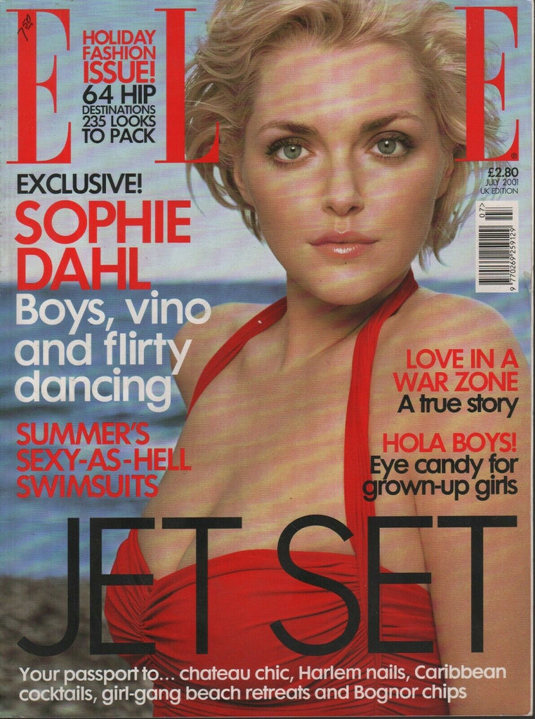 Elle UK Edition July 2001 Sophie Dahl Rosie Green Sante D'Orazio 053019DBE