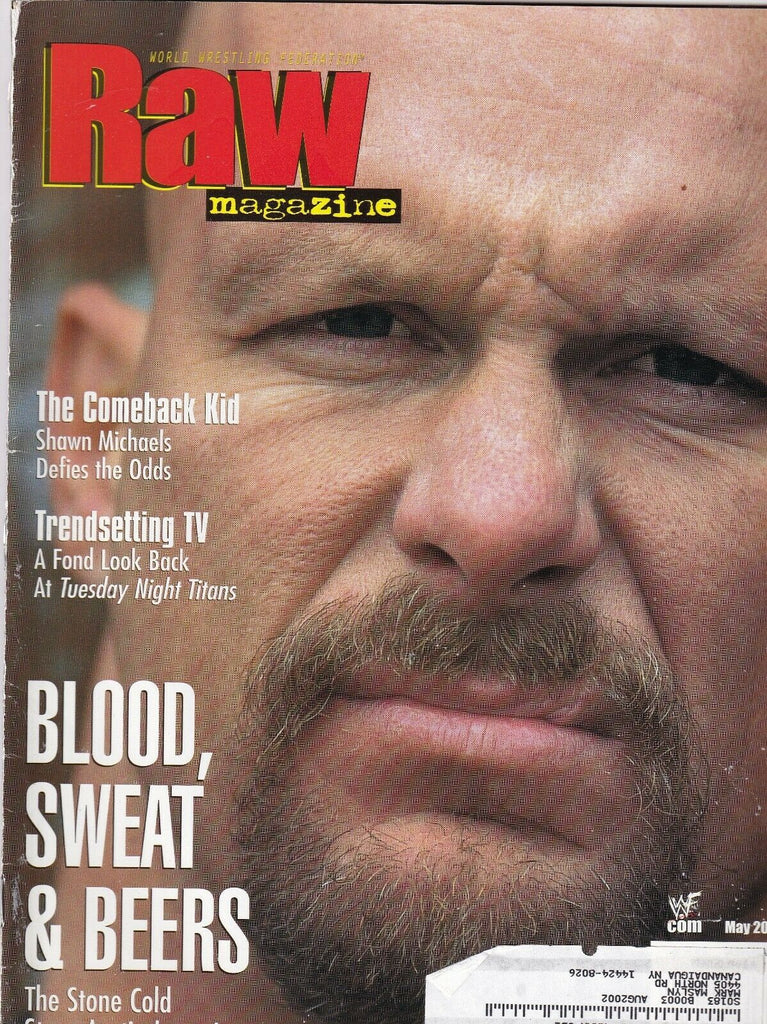 Raw Magazine Stone Cold Shawn Michaels May 2001 070219nonr