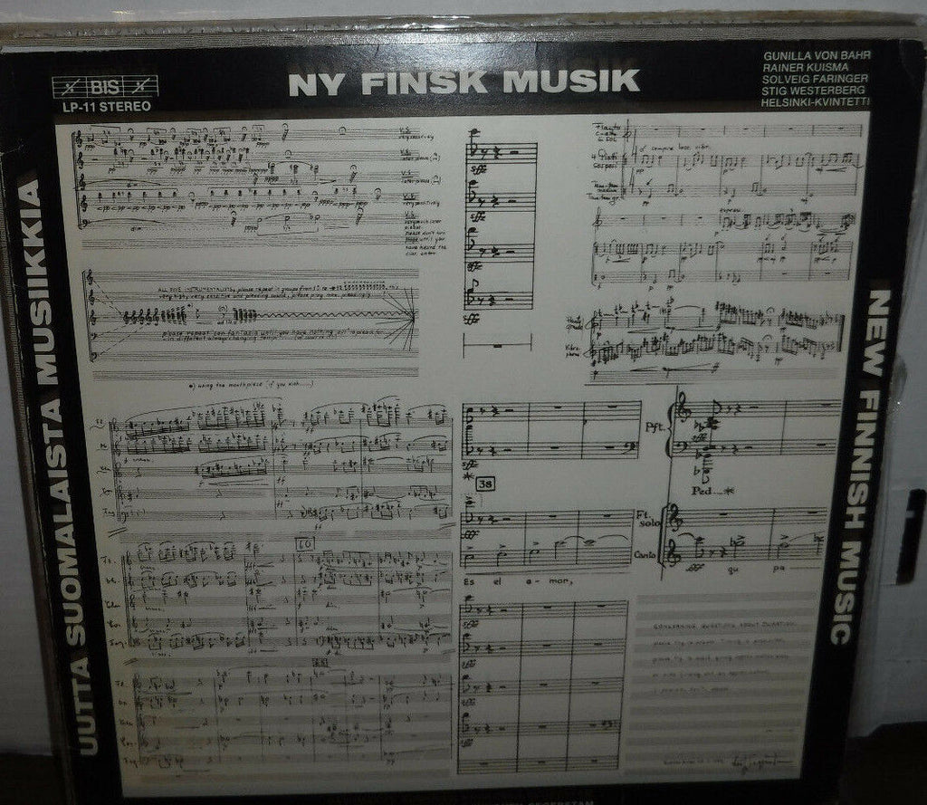 NY Finsk Musik vinyl LP-11 vinyl 011318LLE