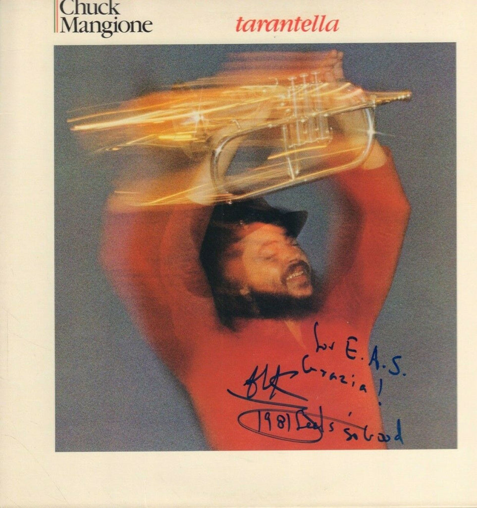 Chuck Mangione Tarantella Signed Vinyl 33rpm w/COA 020819DBT2