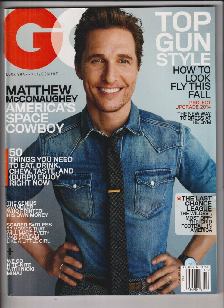 GQ Magazine Matthew McConaughey November 2014 032420nonrh