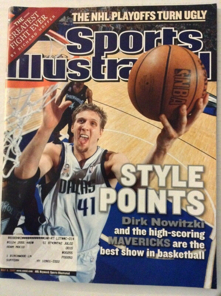 Sports Illustrated Dirk Nowitzki Dallas Mavericks NHL May 6, 2002 031819nonrh