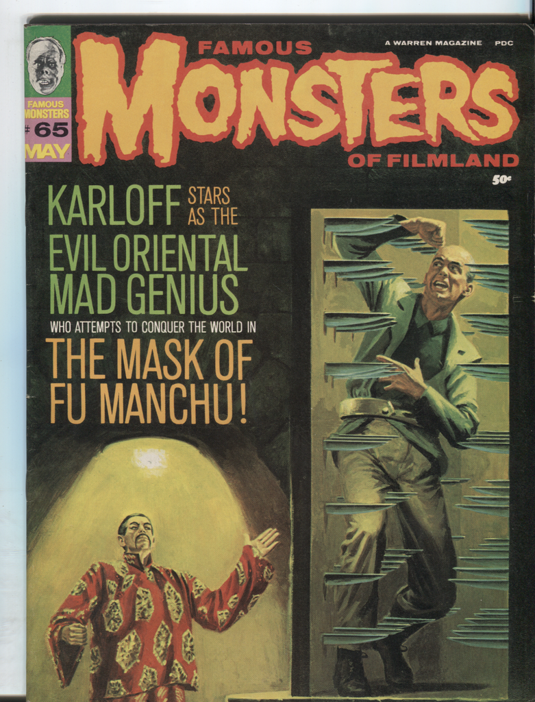 Famous Monsters of Filmland #65 May 1970 Boris Karloff 022521DBE
