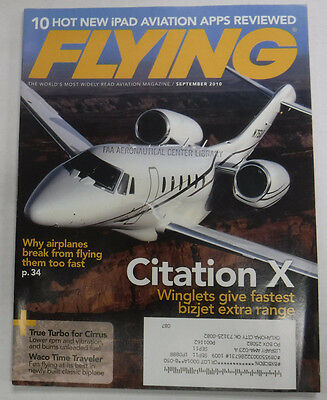 Flying Magazine Citation X & Flying Too Fast September 2010 FAL 082115R2