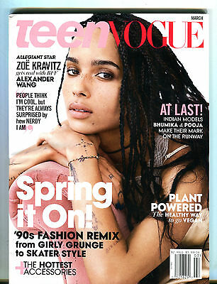 Teen Vogue Magazine March 2016 Zoe Kravitz EX 042816jhe