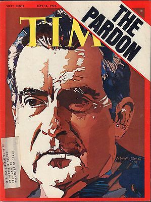 Time Magazine September 16 1974 The Pardon w/ML VG 081616DBE2