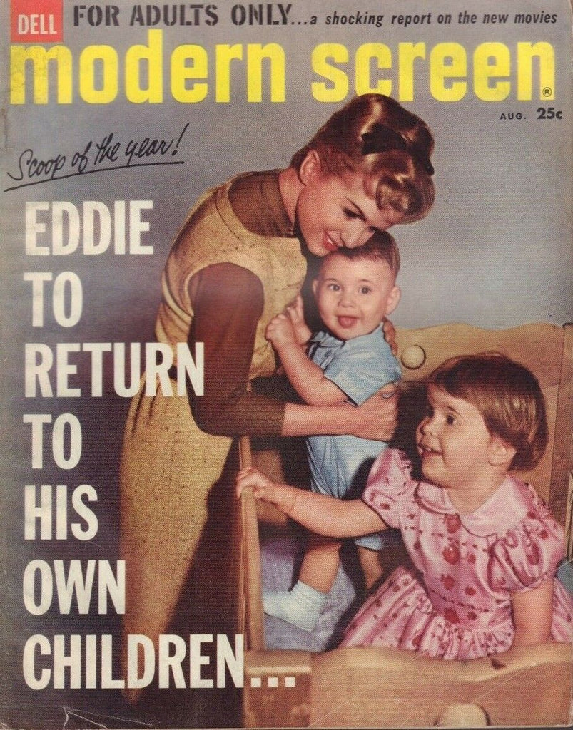 Modern Screen August 1960 Debbie Reynolds Eddie Fisher 013119DBE2