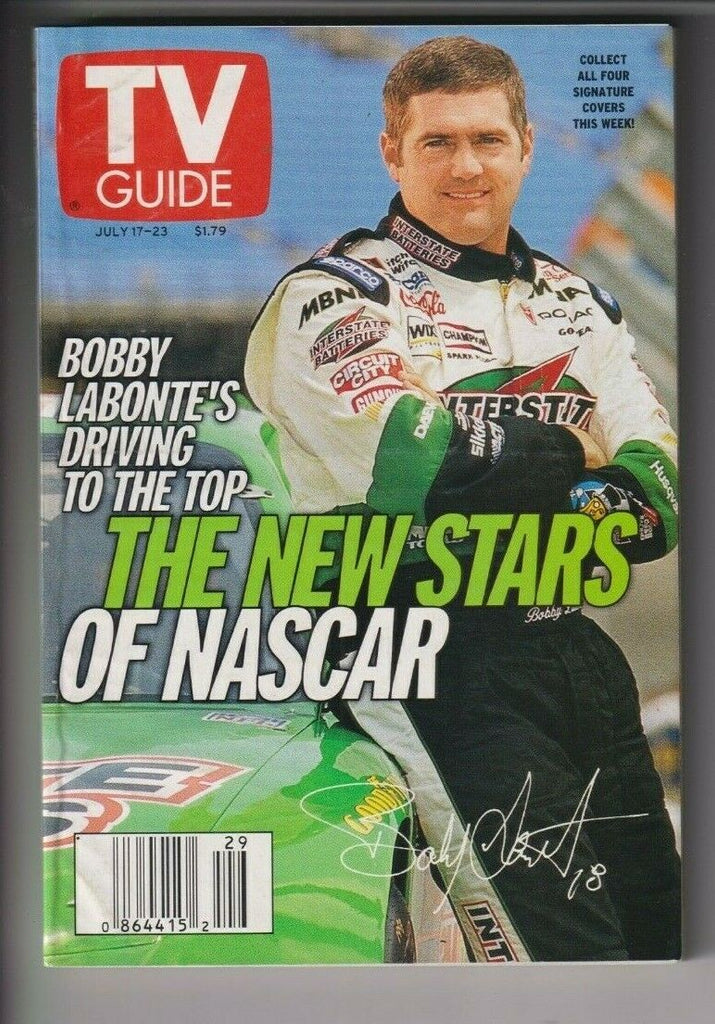 Tv Guide Mag Bobby Labonte On Top July 17-23, 1999 110519nonr