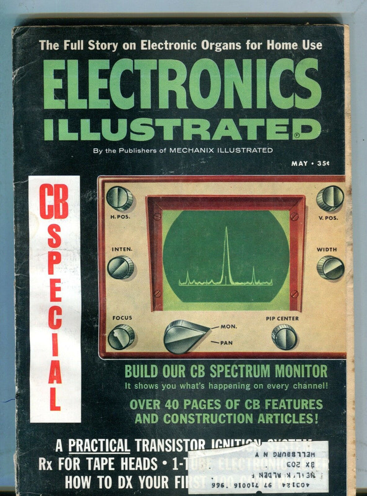 Electronics Illustrated Magazine May 1965 CB Special VG w/ML 091416jhe