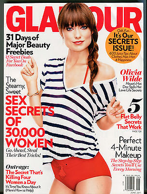 Glamour Magazine June 2011 Olivia Wilde EX 061616jhe