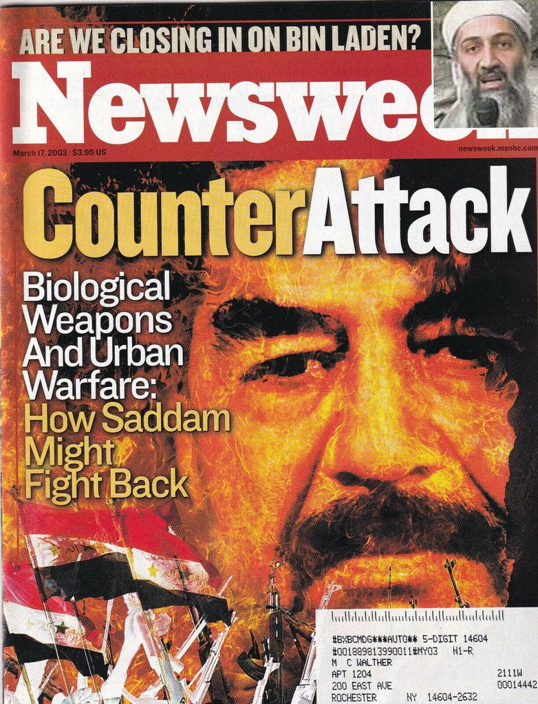 Newsweek Mag Biological Weapons March 17, 2003 102219nonr