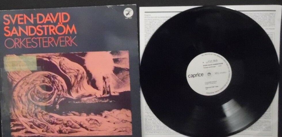 Sven-David Sandstrom Orkesterverk vinyl CAp1244 123018LLE