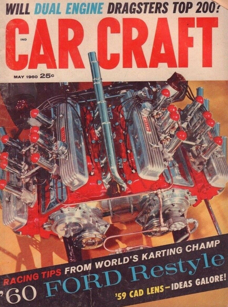 Car Craft May 1960 Bob Hardee Bob D'Olivo 122218DBE